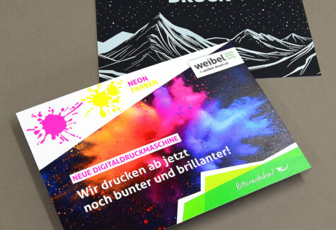 Leuchttoner/Weissdruck